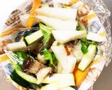 簡単味噌炒め味豚こま大根青椒肉絲風作り方12写真