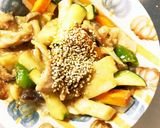 簡単味噌炒め味豚こま大根青椒肉絲風作り方17写真