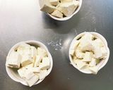 豚こまさっぱり梅の照り煮味麻婆豆腐茄子作り方2写真