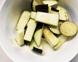 豚こまさっぱり梅の照り煮味麻婆豆腐茄子作り方5写真