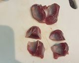 砂肝(砂ズリ)とシシトウの塩コショウ炒め作り方3写真