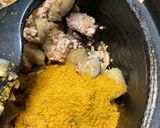 秋の実りドライカレー　栗　南瓜　茄子作り方3写真
