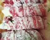豚バラの茄子とリンゴの照り焼き風作り方3写真