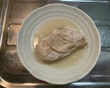 レンチン蒸し鶏作り方7写真