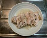 レンチン蒸し鶏作り方8写真