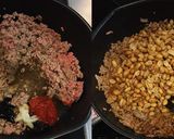 挽き肉とナッツとニラの麻婆豆腐作り方3写真