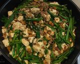 挽き肉とナッツとニラの麻婆豆腐作り方6写真