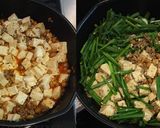 挽き肉とナッツとニラの麻婆豆腐作り方5写真