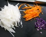 再現！びっくりドンキーの大根サラダ作り方1写真