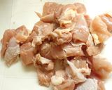 鶏肉のにんにくケチャポン炒め作り方1写真