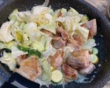 野菜たっぷり☆鶏モモのクリーム煮作り方6写真