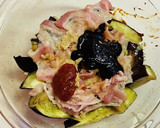 火を使わずに・茄子と豚バラ肉の中華炒め？作り方5写真