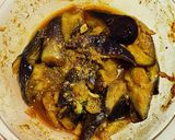 火を使わずに・茄子と豚バラ肉の中華炒め？作り方6写真
