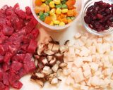 牛肉とクランベリーの中華おこわ作り方2写真