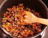 牛肉とクランベリーの中華おこわ作り方3写真