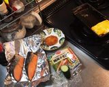 焼き鮭の定番弁当作り方3写真