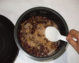 胡桃あずきおこわ♪簡単もち米炊飯器作り方6写真