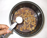 胡桃あずきおこわ♪簡単もち米炊飯器作り方4写真