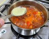 ミニトマトとサラミでミネストローネ作り方3写真
