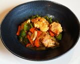 鶏と野菜のにんにく甘酢炒め作り方5写真