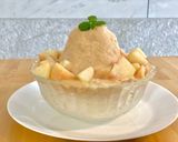 とろふわ！フレッシュ桃のかき氷作り方5写真