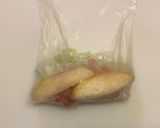桃モッツァレラの生春巻き作り方5写真