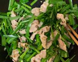 冷え防止♪豚肉とニラのスパイシー炒め作り方5写真