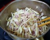 ごぼうとツナと鯨スジポンのマヨ炒め作り方4写真