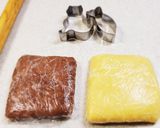型抜き。ジブリ【猫の恩返し】お魚クッキー作り方2写真
