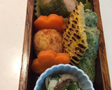 文月30　豚肉と舞茸炒め丼弁当作り方5写真