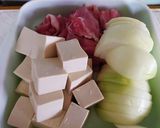 肉豆腐☆キムチ入り作り方1写真