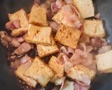10分🌟厚揚げとベーコンのにんにく醤油作り方5写真