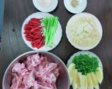 ミャンマーの豚肉料理作り方1写真