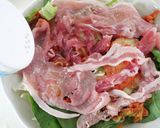 レンジ1発！豚キムチの焼きうどん作り方2写真