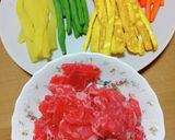 キンパ(食べやすい、ミニキンパです)作り方1写真