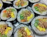 キンパ(食べやすい、ミニキンパです)作り方15写真