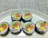 キンパ(食べやすい、ミニキンパです)作り方16写真