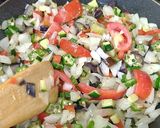 ヘルシー夏野菜カレーのビーフン作り方4写真