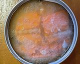 ソロキャンプ用・鮭の中骨飯作り方2写真