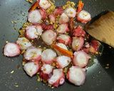 タコとトマトのペンネ・アラビアータ作り方5写真