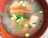 簡単♡エコ♡スイカの皮のお味噌汁作り方4写真
