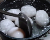 卵３個ダイエット（醤油マヨネーズ煮卵）作り方1写真