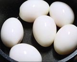 卵３個ダイエット（醤油マヨネーズ煮卵）作り方4写真