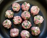 レモン爽やか＊塩だれ豚こま肉団子作り方5写真