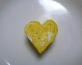 ハート型の❤卵焼き作り方4写真