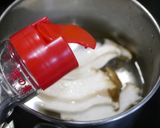 簡単！エリンギと小松菜のお味噌汁作り方2写真