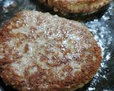 肉汁あふれるひき肉だけチーズハンバーグ作り方6写真