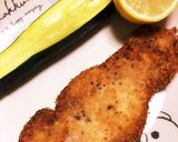 ヴィーナーシュニッツェルのズッキーニ添え作り方6写真