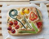 フラワーフォカッチャ、お絵描フォカッチャ作り方12写真