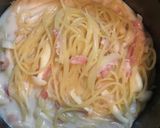 【アーモンドミルク】簡単クリームパスタ作り方10写真